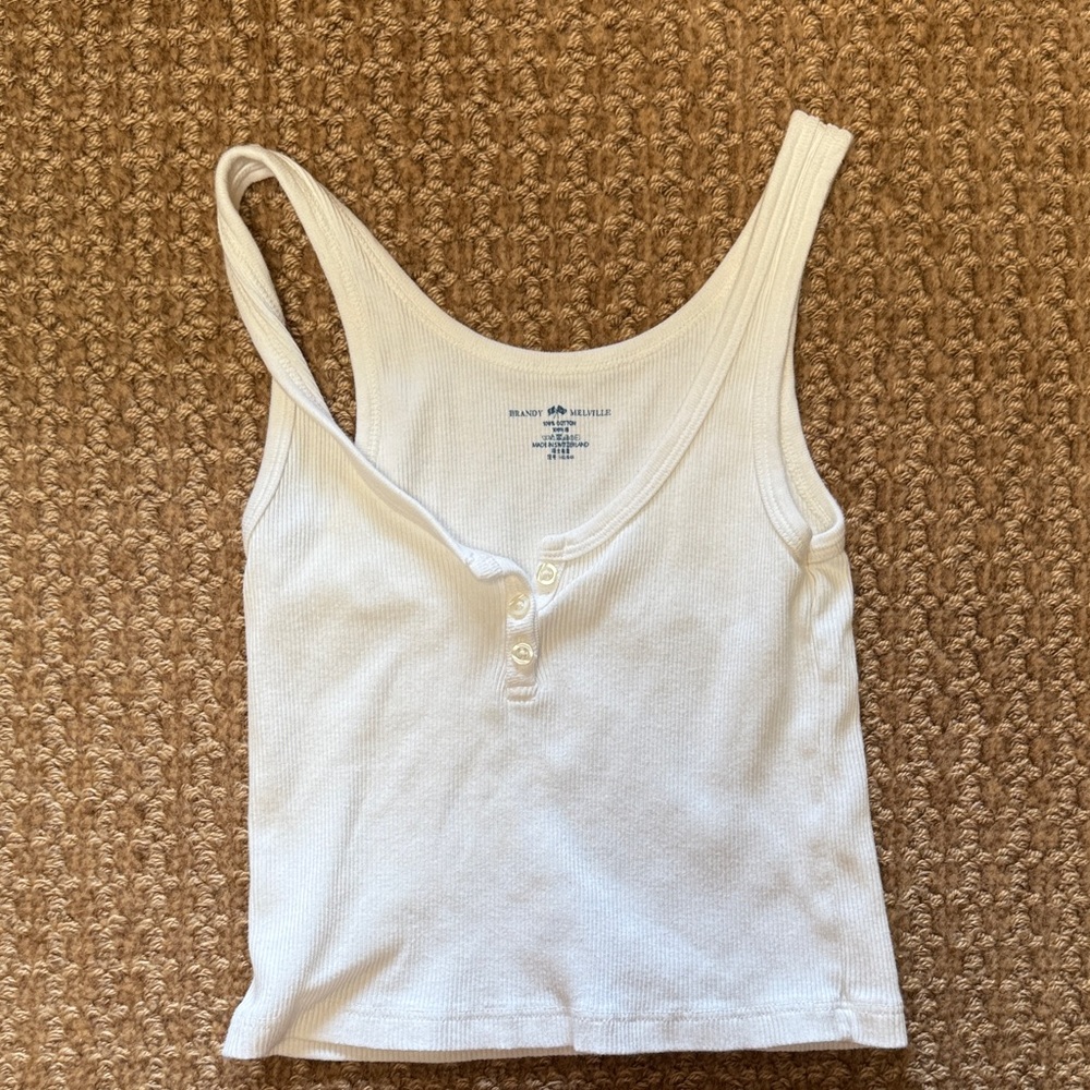 white brandy melville tank top